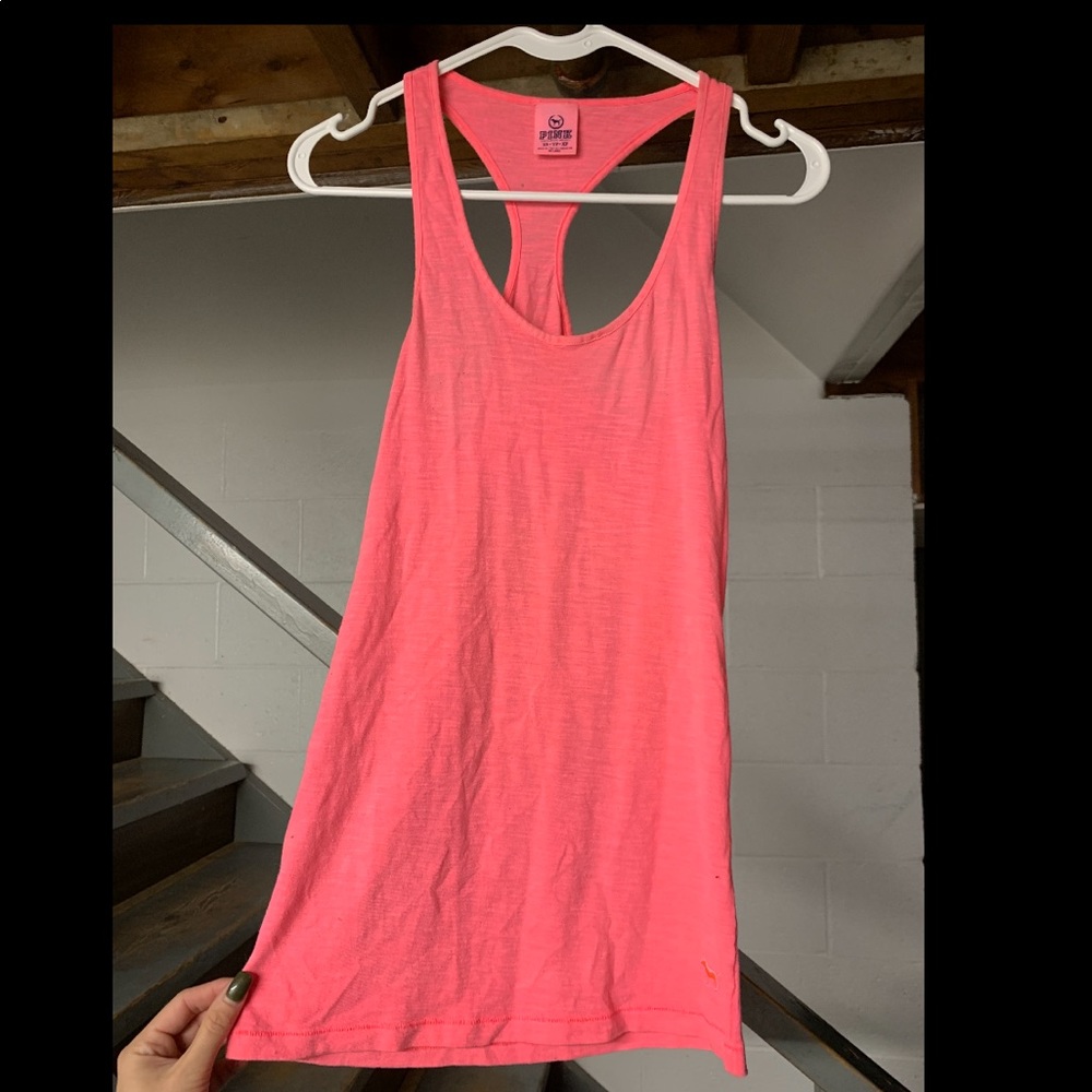 PINK racerback tank top